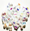 50 6x6mm Ornelia Cut Crystal AB Beads